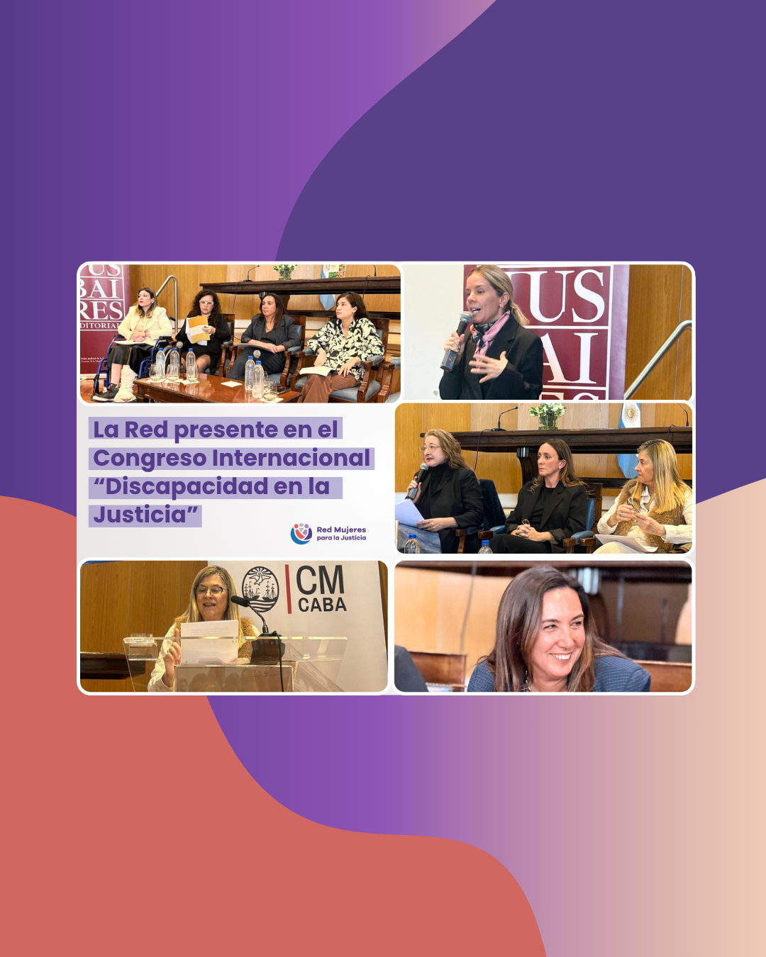 Integrantes de la Red participaron del Congreso Internacional “Discapacidad en la Justicia”